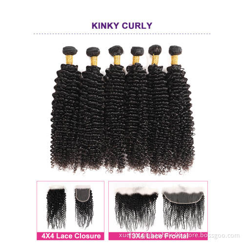 2021 best china vendors 8 - 30 inch long kinky curly bundles with closure fast delivery virgin afro kinky hair bundles